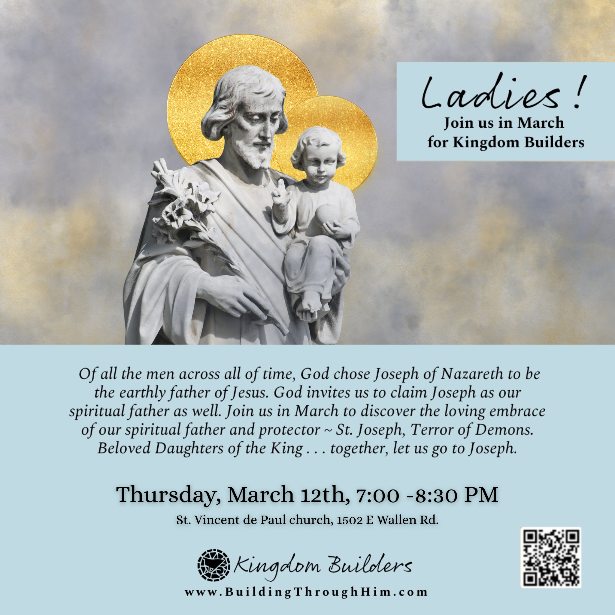 March Kingdom Builders Gathering - Go to Joseph